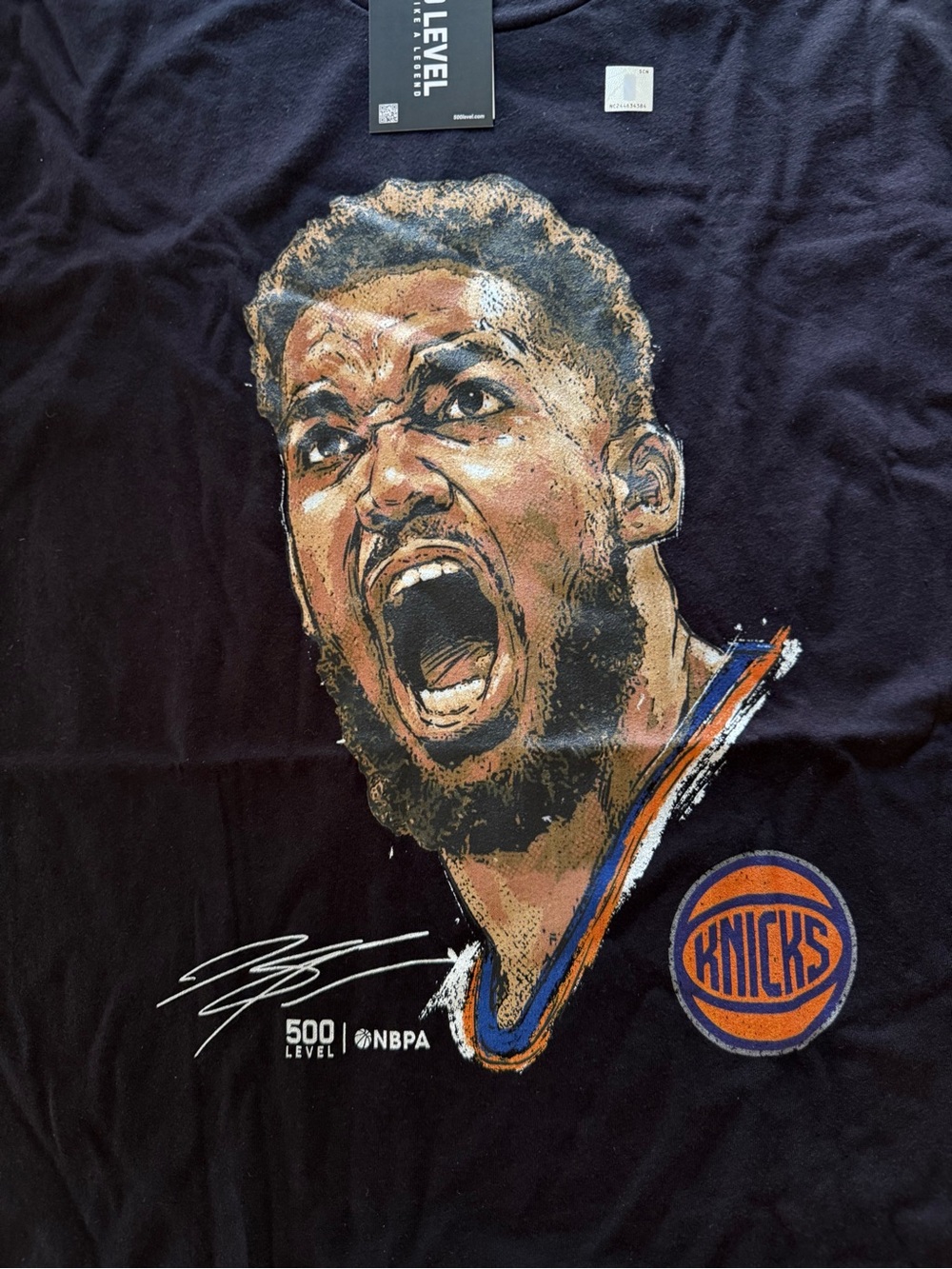 NWT 500 Level Karl-Anthony Towns NY Knicks Graphic Tee